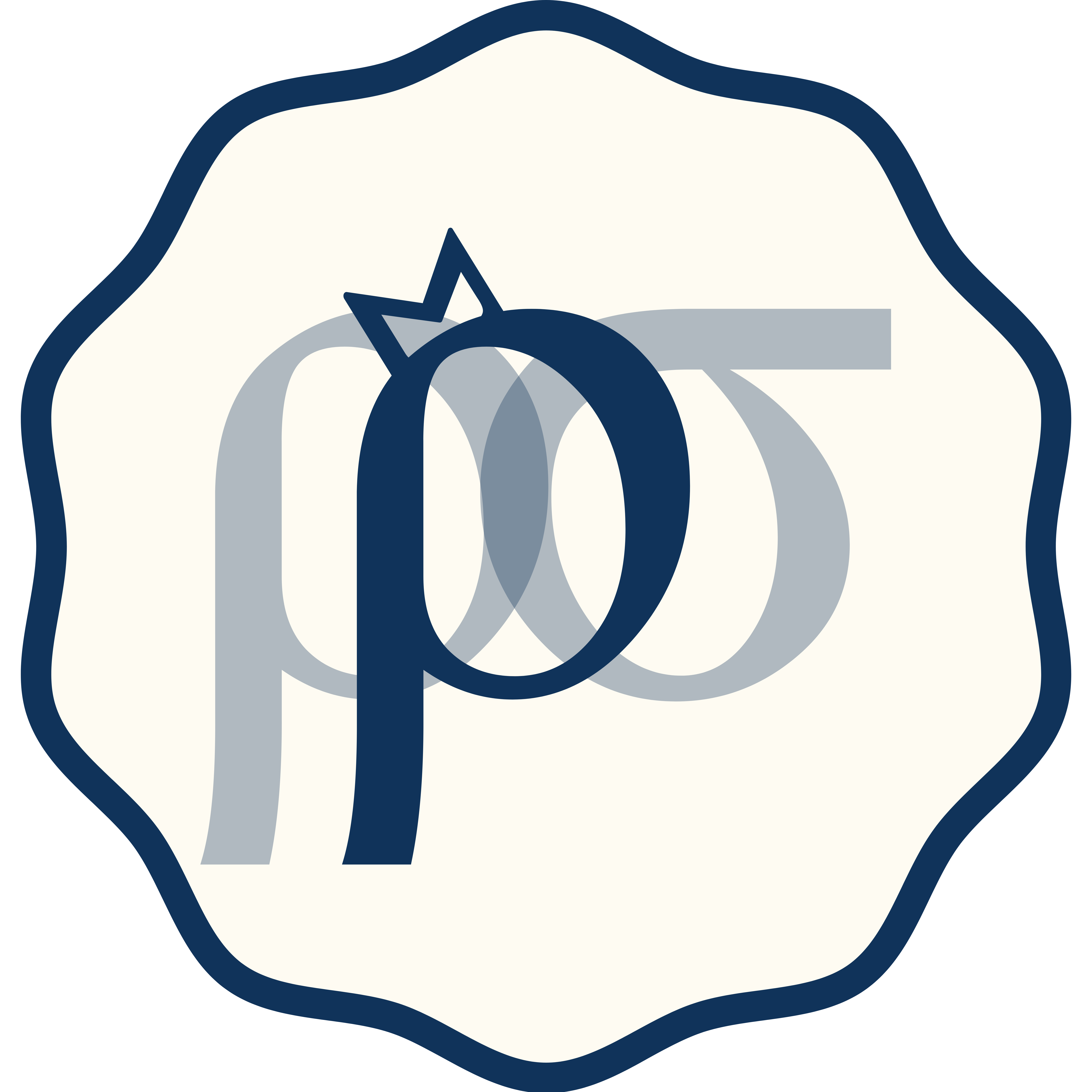 Logo with three greek letters: two rhos and one sigma